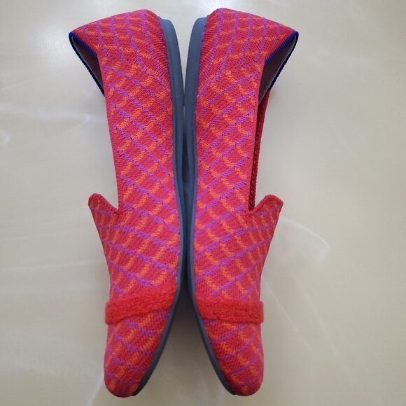 Rothy's The Loafer Pomegranate Grid Slip On Shoes Size 9.5 - Picture 6 of 11